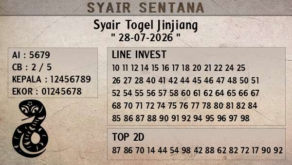 - Syair Togel Jinjiang