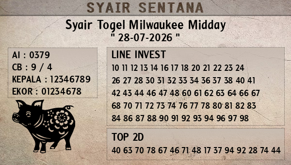  - Syair Togel Milwaukee Midday