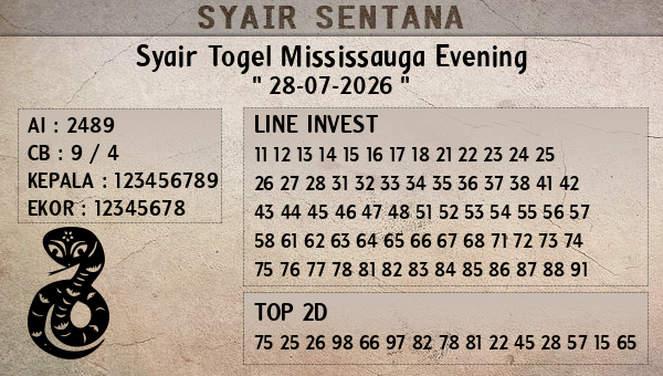  - Syair Togel Mississauga Evening