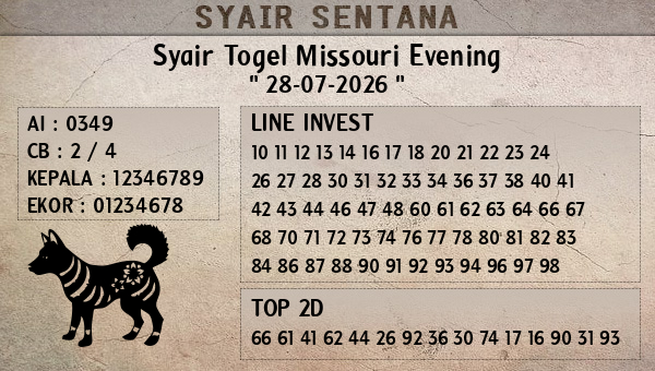  - Syair Togel Missouri Evening