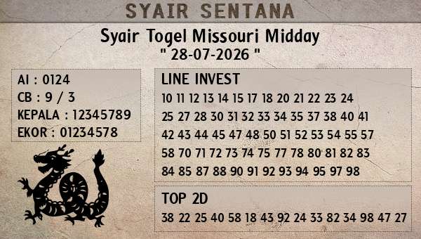  - Syair Togel Missouri Midday