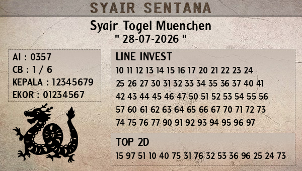  - Syair Togel Muenchen