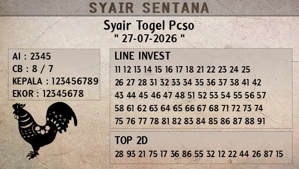  - Syair Togel Pcso
