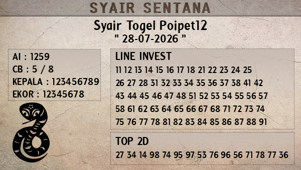  - Syair Togel Poipet12