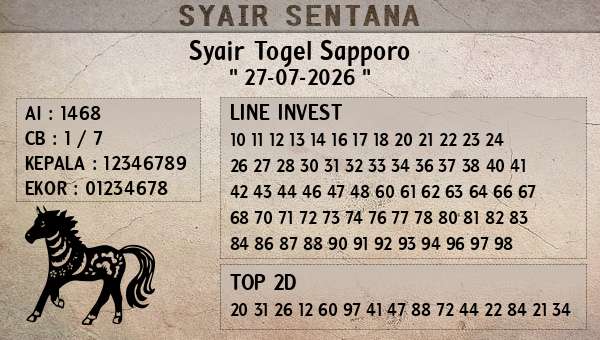 - Syair Togel Sapporo