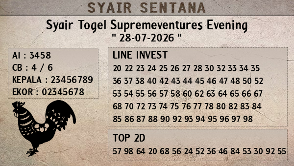  - Syair Togel Supremeventures Evening