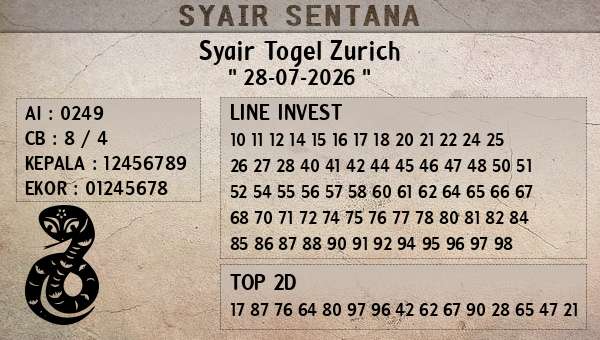  - Syair Togel Zurich