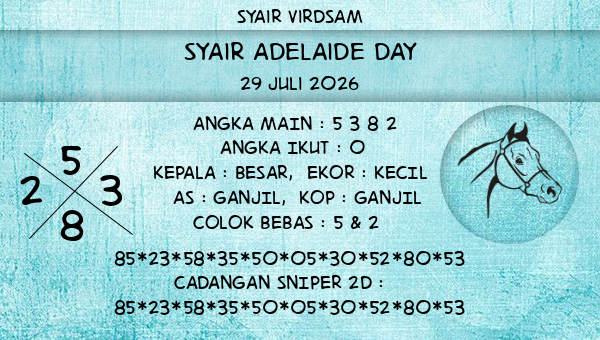 Syair Virdsam - Syair Adelaide Day