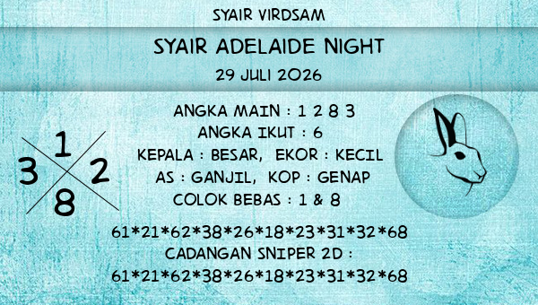 Syair Virdsam - Syair Adelaide Night