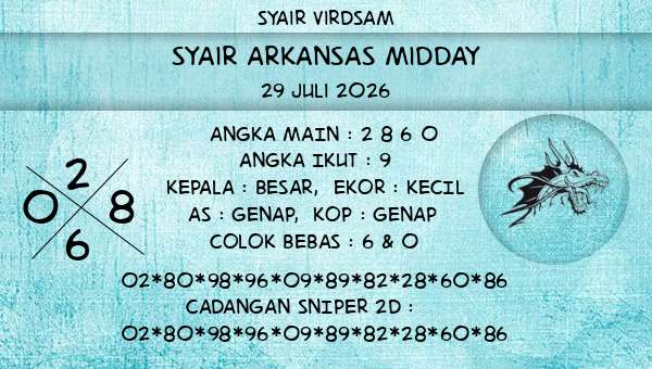 Syair Virdsam - Syair Arkansas Midday