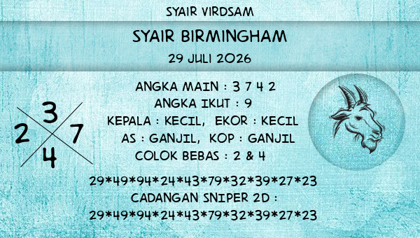 Syair Virdsam - Syair Birmingham