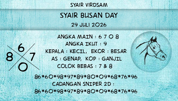 Syair Virdsam - Syair Busan Day