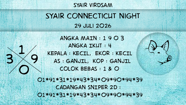 Syair Virdsam - Syair Connecticut Night