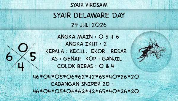 Syair Virdsam - Syair Delaware Day