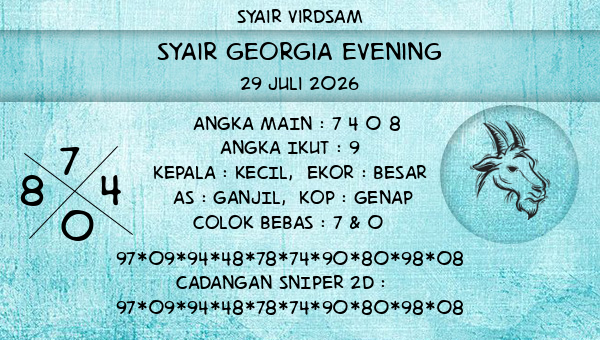 Syair Virdsam - Syair Georgia Evening