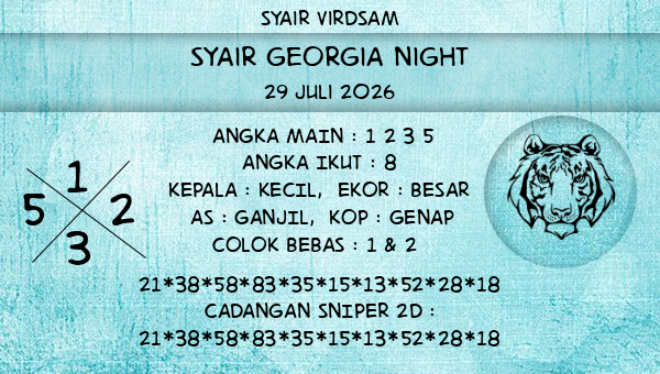 Syair Virdsam - Syair Georgia Night