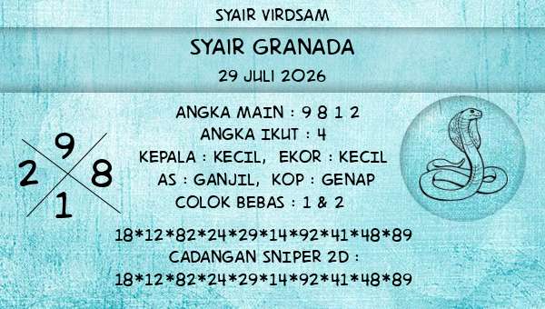Syair Virdsam - Syair Granada