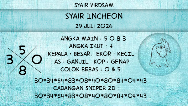 Syair Virdsam - Syair Incheon