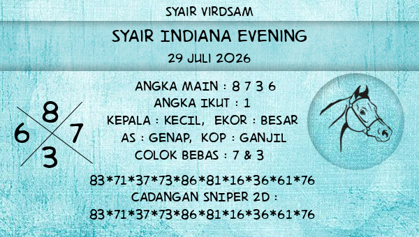 Syair Virdsam - Syair Indiana Evening