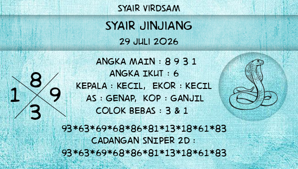 Syair Virdsam - Syair Jinjiang