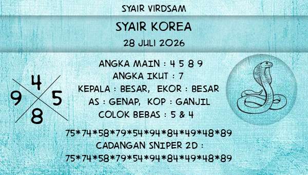 Syair Virdsam - Syair Korea
