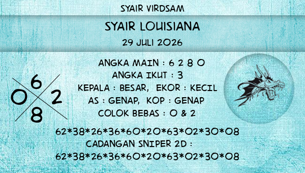 Syair Virdsam - Syair Louisiana