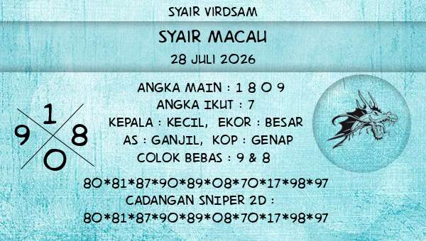 Syair Virdsam - Syair Macau