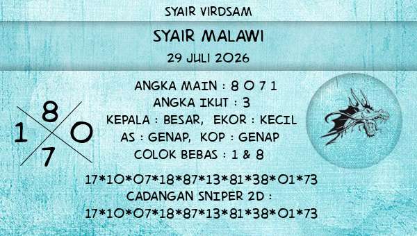 Syair Virdsam - Syair Malawi