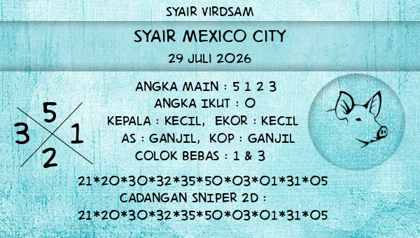 Syair Virdsam - Syair Mexico City