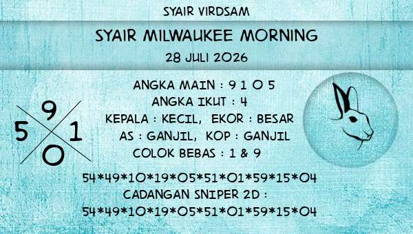 Syair Virdsam - Syair Milwaukee Morning