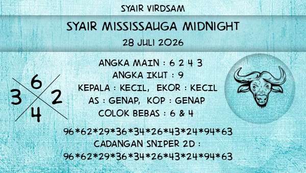 Syair Virdsam - Syair Mississauga Midnight