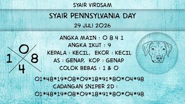 Syair Virdsam - Syair Pennsylvania Day