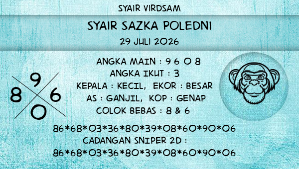 Syair Virdsam - Syair Sazka Poledni