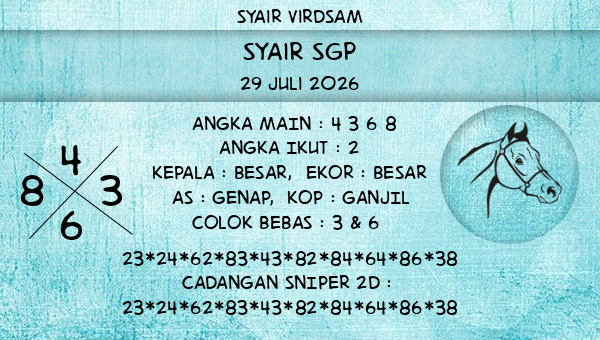 Syair Virdsam - Syair SGP