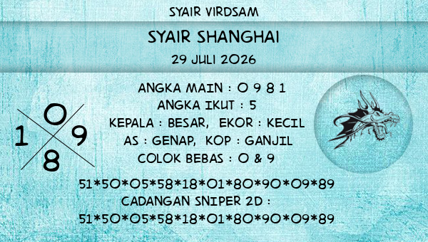 Syair Virdsam - Syair Shanghai