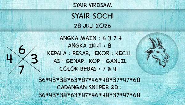 Syair Virdsam - Syair Sochi