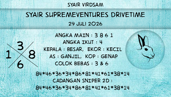 Syair Virdsam - Syair Supremeventures Drivetime