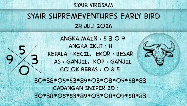 Syair Virdsam - Syair Supremeventures Early Bird