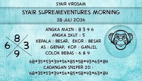 Syair Virdsam - Syair Supremeventures Morning