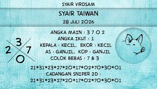 Syair Virdsam - Syair Taiwan
