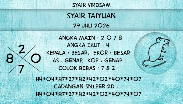 Syair Virdsam - Syair Taiyuan