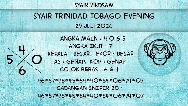 Syair Virdsam - Syair Trinidad Tobago Evening