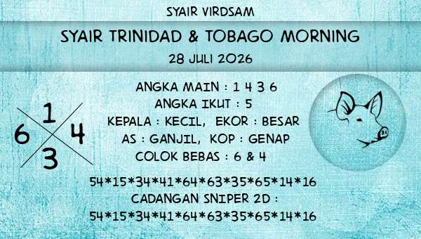 Syair Virdsam - Syair Trinidad & Tobago Morning