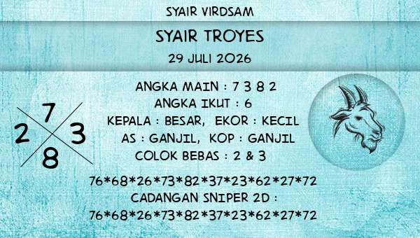 Syair Virdsam - Syair Troyes