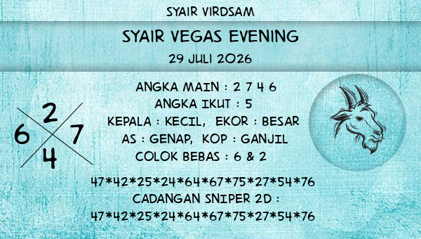 Syair Virdsam - Syair Vegas Evening