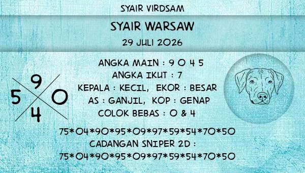 Syair Virdsam - Syair Warsaw