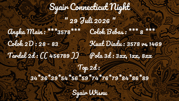Syair Wisnu - Syair Connecticut Night