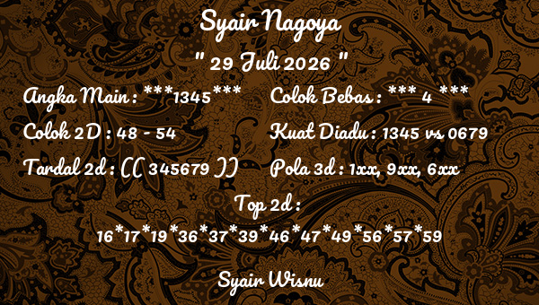 Syair Wisnu - Syair Nagoya