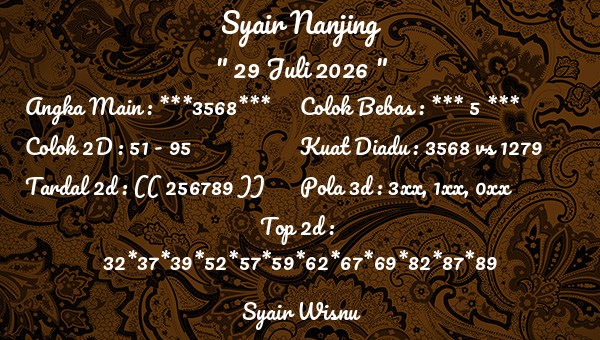 Syair Wisnu - Syair Nanjing