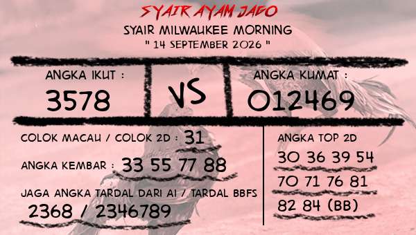  - Syair Milwaukee Morning